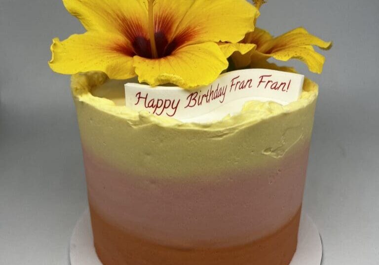 Fresh Hibiscus Cake Orders