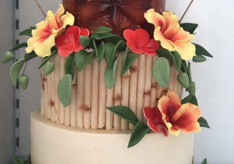 Tiki Floral Cake Orders